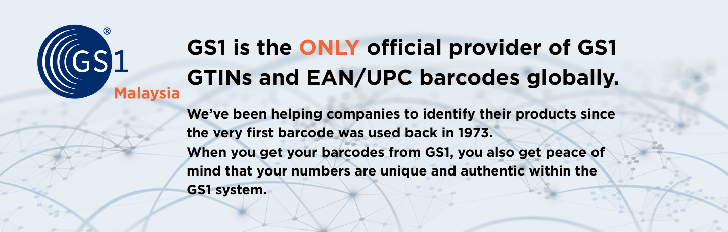Get your official GS1 barcodes